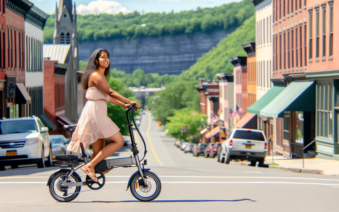 I’ve Been Zipping All Around Ithaca on This (Relatively) Cheap Folding E-bike